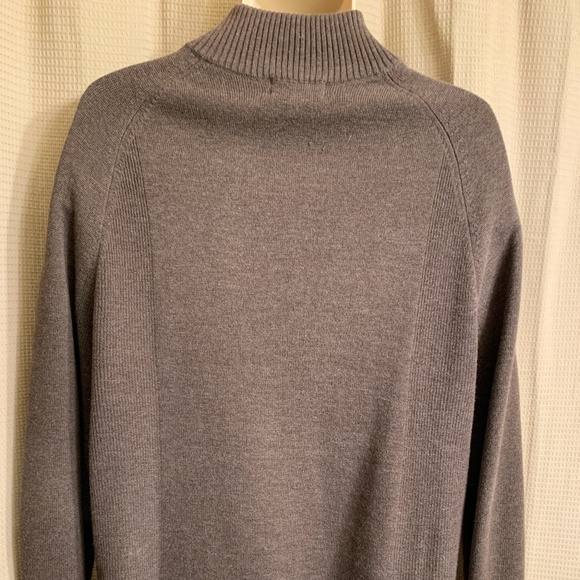 Eddie Bauer Men's Zip Up Sweater - Brown - Picture 7 of 13